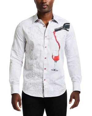 Robert Graham Grenashe Woven Shirt - White