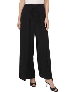 Cece Side Overlap Self Tie Pant - Black