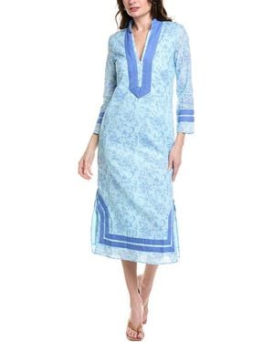 Sail To Sable Midi Dress - Blue
