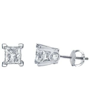 Diamond Select Cuts 14K 1.50 Ct. Tw. Diamond Earrings - White