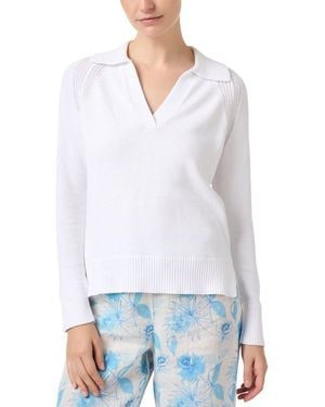 Kinross Cashmere Jumper - White