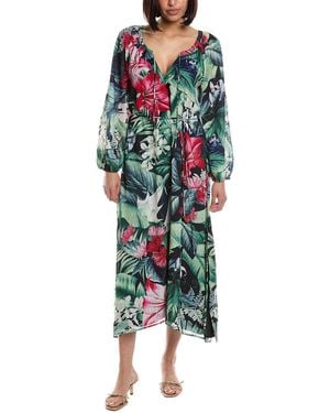 Tommy Bahama Celebration Tropical Maxi Dress - Green