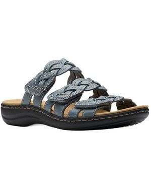 Clarks Laurieann Rio Leather Sandal - Blue