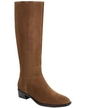 Vince Andes Wide Calf Leather Boot - Brown