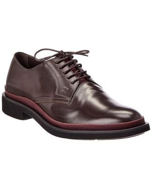 Tod's Leather Derby - Brown