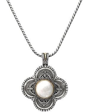 Konstantino 18k & Silver Labradorite Necklace - Metallic