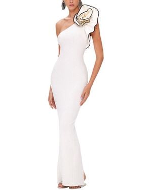 AMINA GLAM Maxi Dress - White