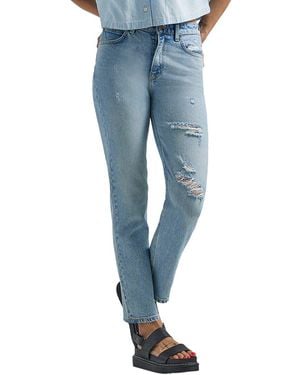 Lee Jeans Stone Frost Carol Straight Jean - Blue