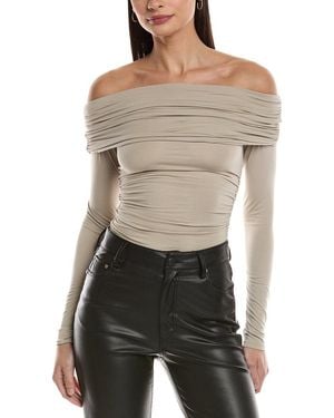 Rag & Bone Luca Off-shoulder Top - Gray