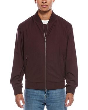 BOSS Hanry Wool-Blend Jacket - Purple