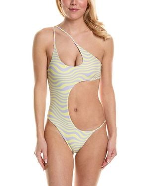 Solid & Striped The Brooklyn One-Piece - Purple