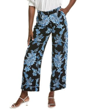 Tahari Skylar Print Pant - Blue