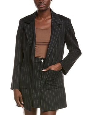 Kenneth Cole Pinstripe Jacket - Black