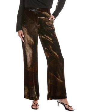 Lafayette 148 New York Gates Silk-Blend Pant - Black