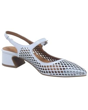 Gentle Souls Gladys Perf Leather Pump - Metallic