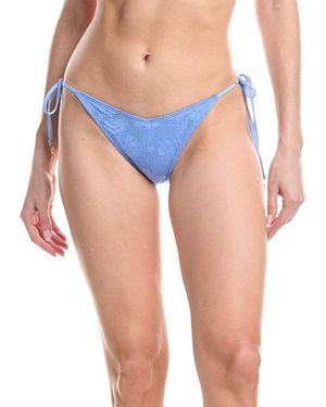 VYB Ryan High Leg Micro Tie Swim Bottom - Blue