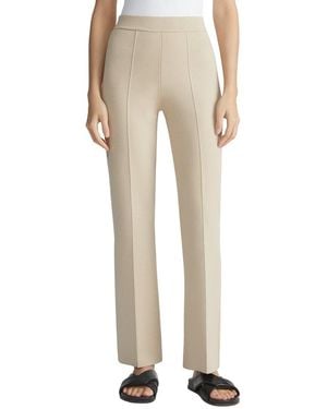 Lafayette 148 New York Foley Flared Knit Pant - Natural