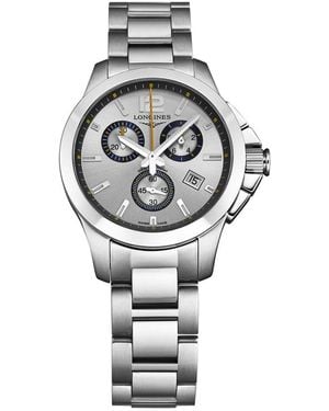 Longines Conquest Watch, Circa 2020s - Gray