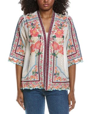 Johnny Was Fuji Kimono - Blue
