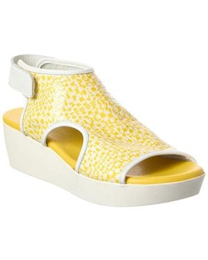 Arche Socqem Leather Sandal - Metallic
