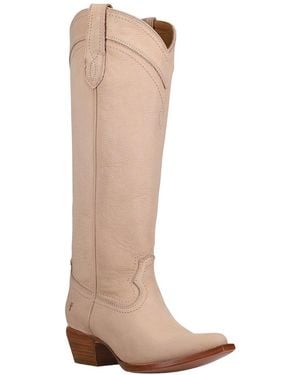 Frye Sacha At-The-Knee Leather Boot - Brown