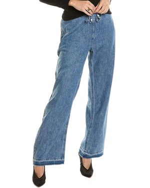 Rag & Bone Ultra Featherweight Delmar Wide Leg Jean - Blue