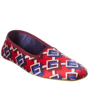 Gucci Satin Slipper - Red