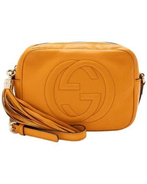 Gucci Leather Soho Disco Bag (authentic Pre-loved) - Orange