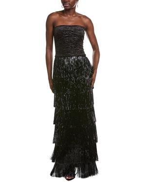 Tadashi Shoji Embellished Maxi Dress - Black