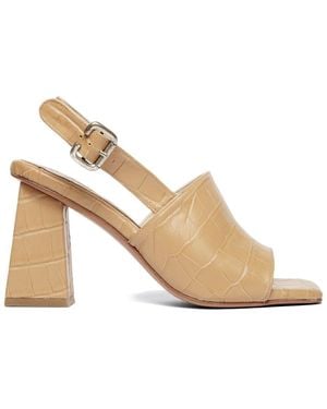 Frēda Salvador Cecilia Leather Heel - Natural