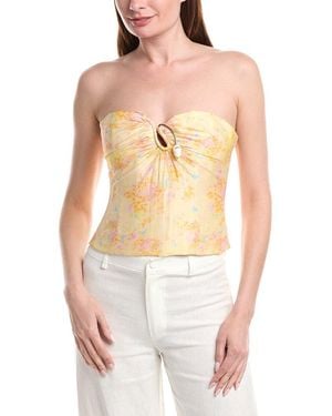Bardot Amina Strapless Top - White