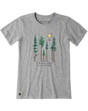 Life Is Good. Crusher Lite T-Shirt - Gray