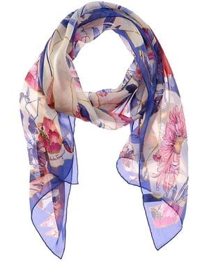Ferragamo Silk Scarf - Blue