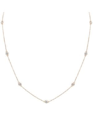 Diamond Select Cuts 14K Rose 1.00 Ct. Tw. Diamond Necklace - Natural