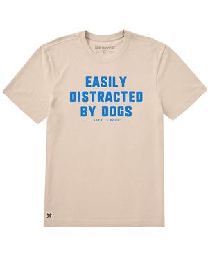 Life Is Good. Crusher T-Shirt - White