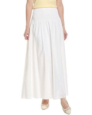 Rag & Bone Sly Poplin Skirt - White