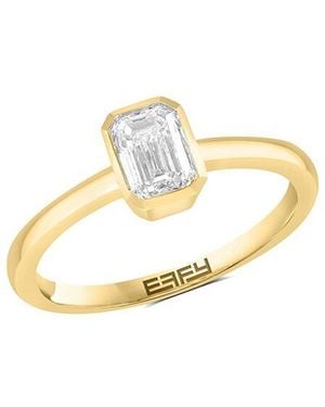 Effy Fine Jewelry 14K 0.72 Ct. Tw. Lab-Grown Diamond Ring - Metallic