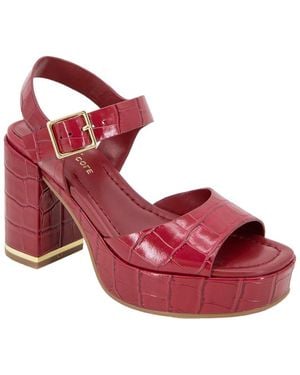 Kenneth Cole Darla Platform Sandal - Red