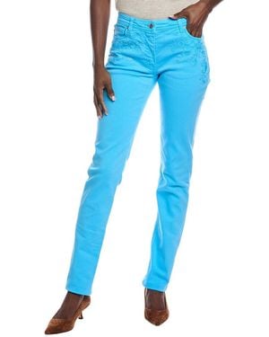 Etro Embroidered Skinny Jean - Blue