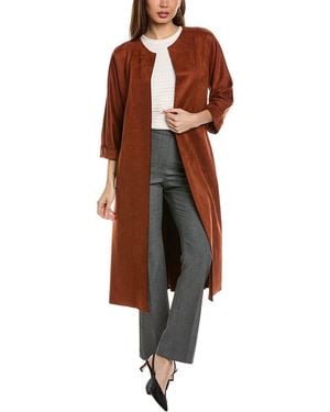 Joseph Ribkoff Open Front Coat - Brown
