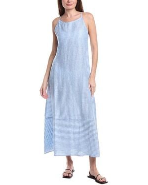 Vitamin A Mari Linen Maxi Dress - Blue