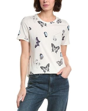 Rag & Bone All Over Butterfly Jersey T-Shirt - White