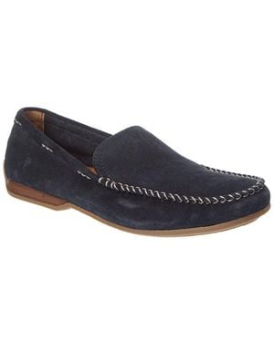 Frye Lewis Venetian Suede Loafer - Blue