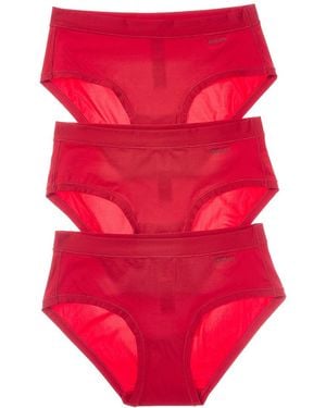 DKNY 3Pk Active Comfort Hipster - Red