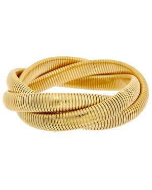 Kenneth Jay Lane 14K Plated Snake Bracelet - Metallic