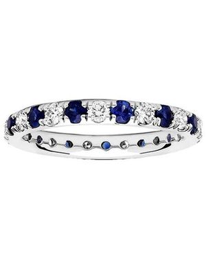 Amairah 14K 1.00 Ct. Tw. Lab-Grown Diamond Eternity Ring - Blue