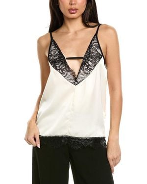 7021 Lace Cami Top - White