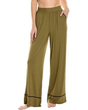 WeWoreWhat Piped Wide Leg Pant - Green