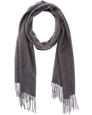 Phenix Woven Cashmere Solid Scarf - Blue