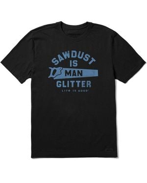 Life Is Good. Crusher T-Shirt - Black